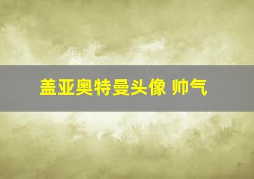 盖亚奥特曼头像 帅气